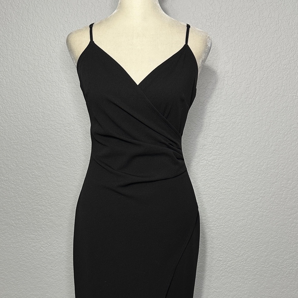 Black Strappy Evening Gown Prom Dress Formal Small